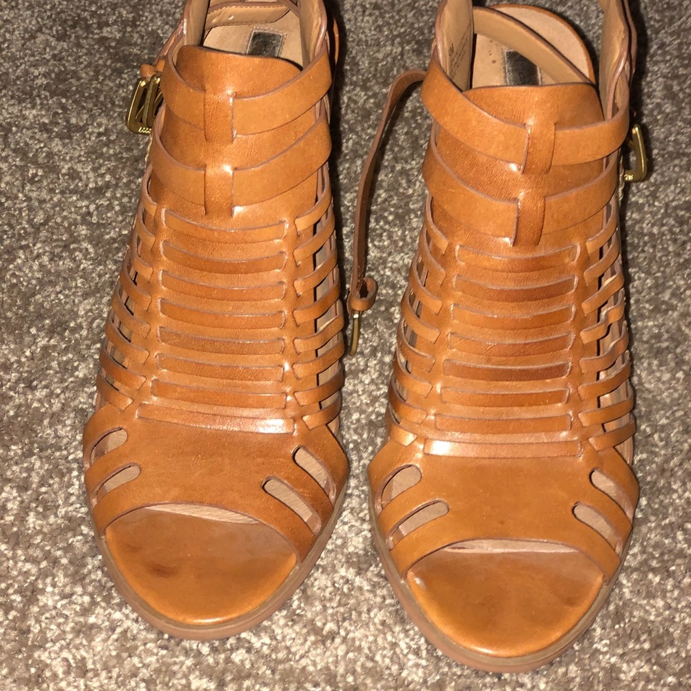 Brown booties